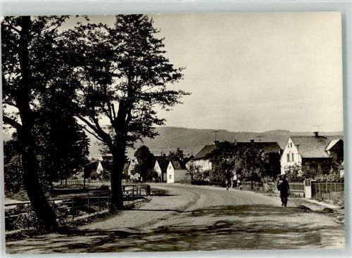 Horni Jiretin Straße Fahrrad Mann