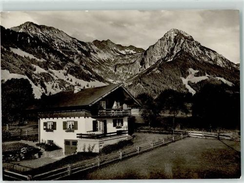 Reichenbach Haus Kolmsperger mit Entschenkopf Nebelhorngruppe und Rubihorn
