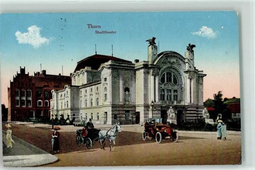 Thorn 1915 Stadttheater Auto Kutsche