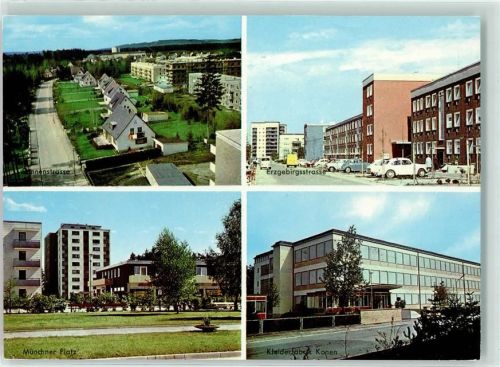 Waldkraiburg Sonnenstrasse Erzgebirgsstrasse Münchner Platz Kleiderfabrik Konen