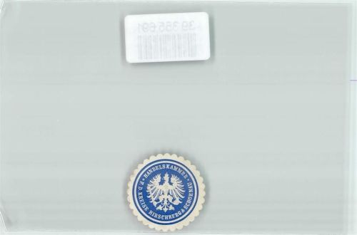 Swierzawa Handelskammer f.d. Kreise Hirschberg u. Schoenau