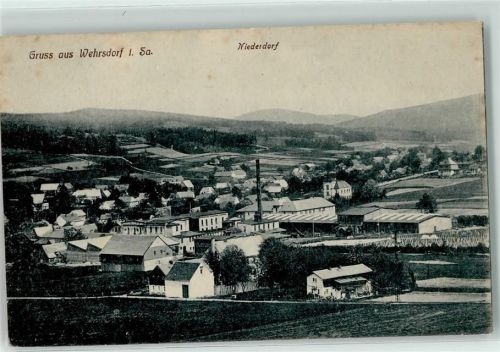 Wehrsdorf Niederdorf Fabrik Schornstein