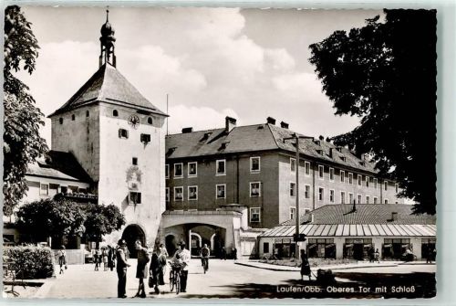 Laufen Oberes Tor Schloß Radfahrer