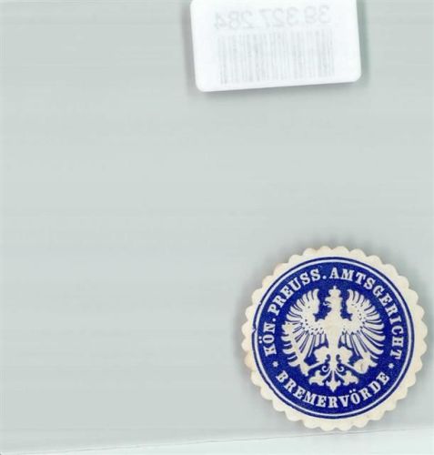 Bremervörde Kön. Preuss. Amtsgericht Bremervörde