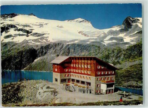 Rudolfshütte Foto AK 2315 m Weißsee Granatspitze 3086 m Sonnblick 3088 m Hochfilleck 2947 m Schnee