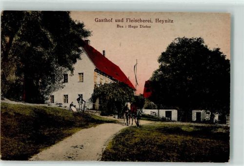 01683 O8251 Heynitz - Gasthaus Fleischerei Pferd Hugo Dietze