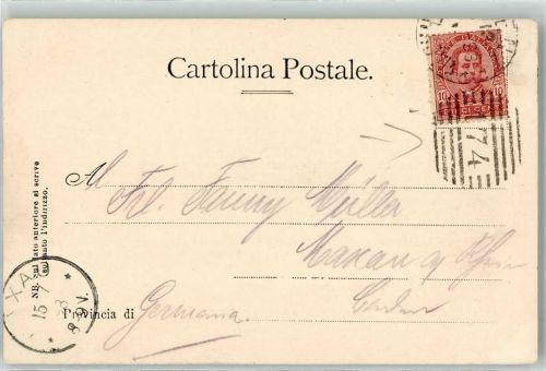 Firenze 1898 Einzelfrankatur Stempel Nr 174