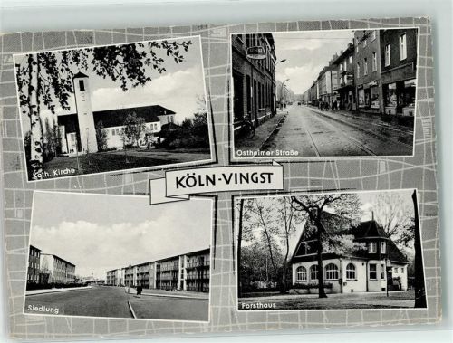 Köln Vingst 803 Kath. Kirche Ostheimer Straße Siedlung Forsthaus
