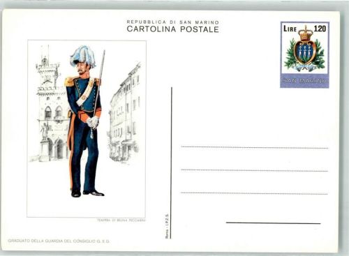 Ganzsache Soldat Uniform