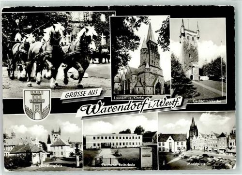 Warendorf Kutsche Deutsche Reitschule Laurentius-Kirche Marktplatz