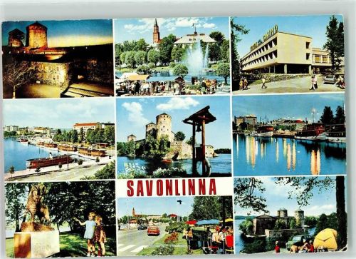 Savonlinna Hafen Dampfer Casino Burg Auto