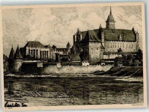 Marienburg sign. F. Horst Eduscho der Gute Kaffee aus Bremen