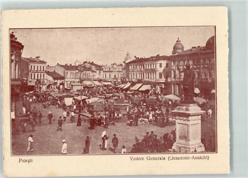 Ploiesti Marktszene Statula Libertatei Gradina Noud s Primaria