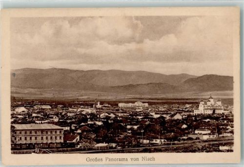 Nis 1918 Großes Panorama Feldpost