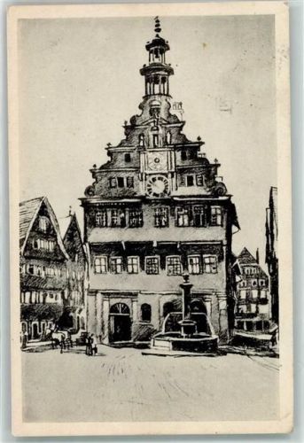 Eßlingen Altes Rathaus Brunnen