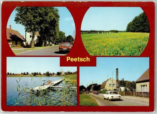 17252 O2083 Mirow , Meckl - OT. Peetsch Lupinenfeld Peetschsee