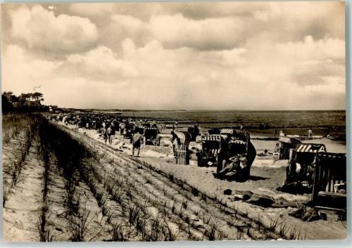 Zingst Badestrand Strandkörbe