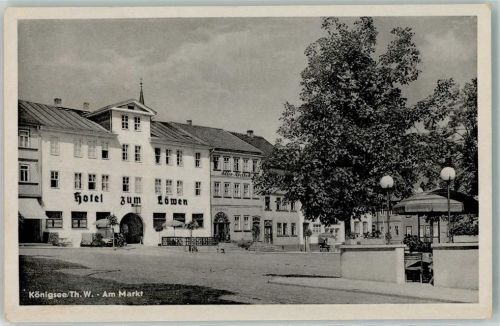 Königsee Am Markt Hotel zum Löwen Adler Apotheke