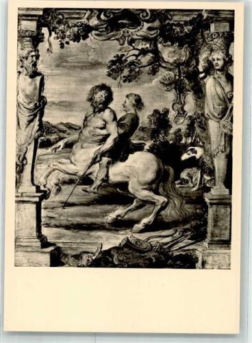 Rotterdam sign.Rubens P.P. Erziehung Achilles durch Zentauren Chiron Museum Boymans