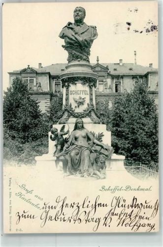 Karlsruhe 1898 Denkmal