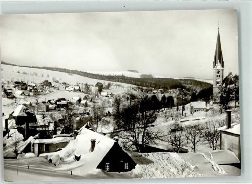 Rechenberg-Bienenmühle Erzgebirge Winter
