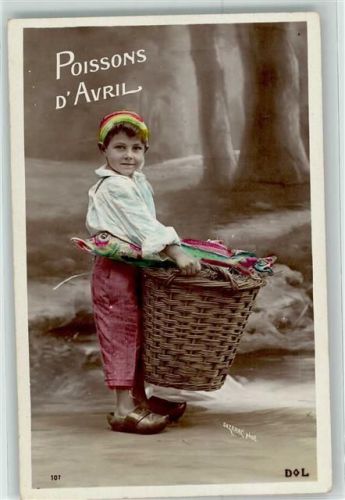 1909 Junge Fische DOL Nr.107
