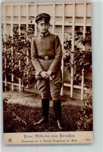 Leutnant 1 Garde Regiment zu Fuß