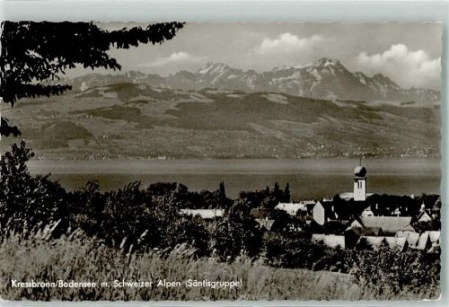 Kressbronn Mit Schweizer Alpen