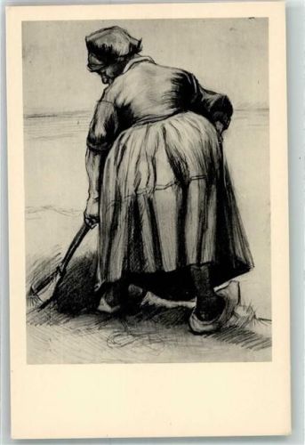Amsterdam Bäuerin Serie 4 Nr.3 Van Gogh, V. Künstlerkarte