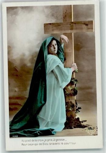 Frankreich Am Fuße des Kreuzes bete ich für die die sich dem Zorn Gottes wiedersetzen ELD Nr.4048