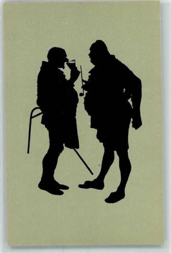 Bardolph und der Wirt Verlag Callwey Nr.34 Scherenschnitt