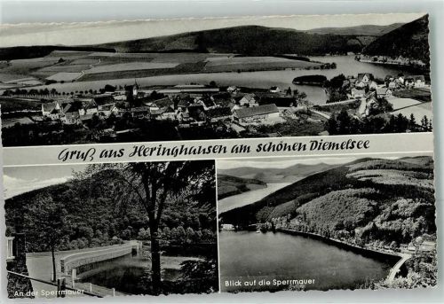 Heringhausen Talsperre Diemelsee Staumauer