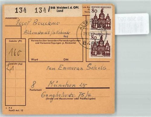 Altenstadt Paketkarte
