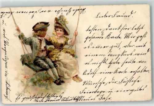 1901 Kinder auf Schaukel Serie 39 Nr.18230