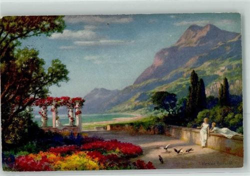 Frauen Landschaft Tauben St.Z.F. Nr.80