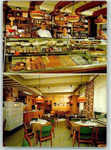 Klosterreichenbach Konditorei Voss Kuchentheke Kaffeestube
