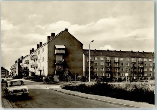 Bad Langensalza Friedrich-Hahn-Straße Ecke Clara Zetkin-Straße Wohnhausblock