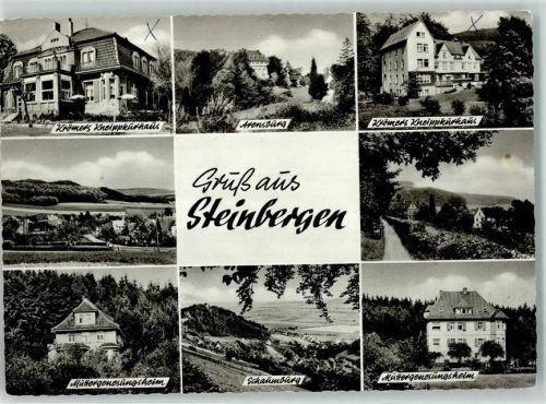 Steinbergen Krämers Kneippkurhaus Arensburg Müttergenesungsheim Schaumburg Gruß