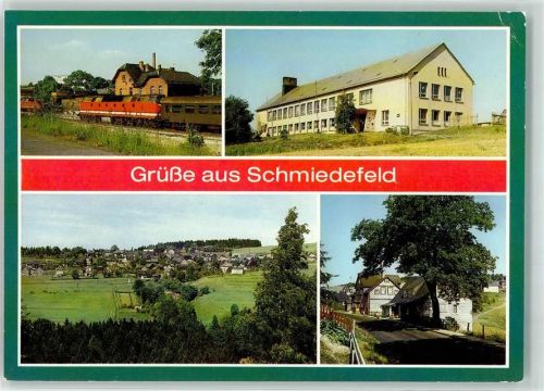 Schmiedefeld Bahnhof Diesellok