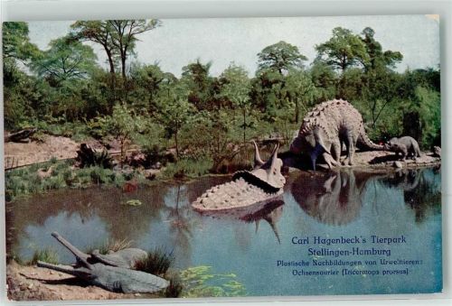 Stellingen Urweltlandschaft Ochsensaurier Zoo Hagenbeck Nr.116