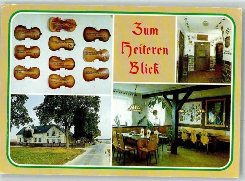 Markneukirchen Gasthaus Zum heiteren Blick Geigeteile Fanfare