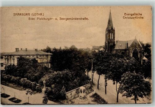 Sarrebourg Ecke Pfalzburrger Saargemündstraße Evangelische Christus Kirche