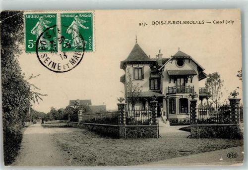 77590 Bois-le-Roi 1913 Gebrauchsspuren Castel Joly Brolles