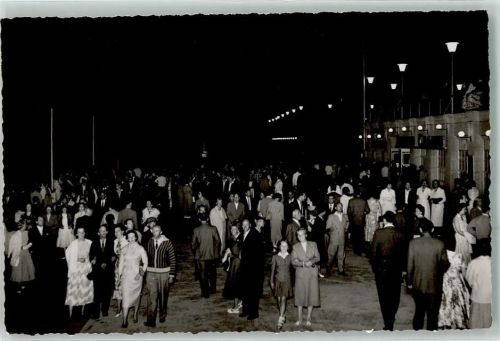 Westerland Promenade bei Nacht