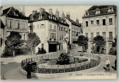 Dijon la Statue de Piron Fahrrad
