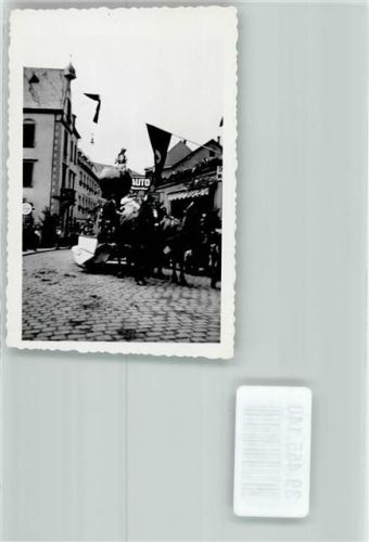 Traben-Trarbach Winzerfest Festwagen Ort handschriftlich WK II