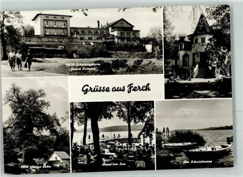 Ferch FDGB-Erholungsheim Pierre Semard 1000jährige Linde Haus am See Schwieloffsee