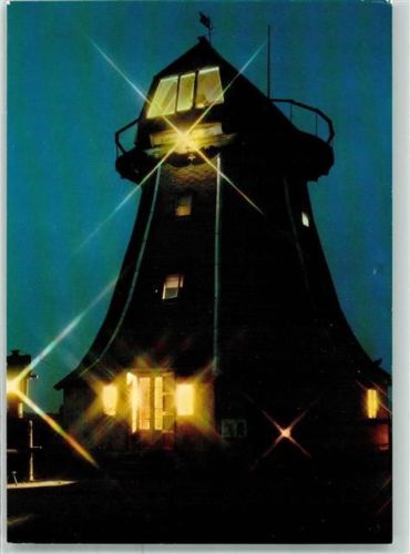 Elmenhorst/Lichtenhagen Erdholländermühle Technisches Denkmal bei Nacht Foto D. Krull