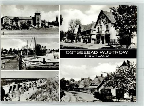 Ostseebad Wustrow Ingenieurschulfe für Seefahrt Hafen Strand