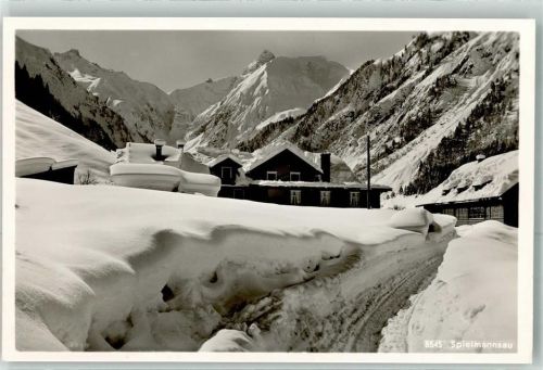 Spielmannsau Winter Hüttenstempel